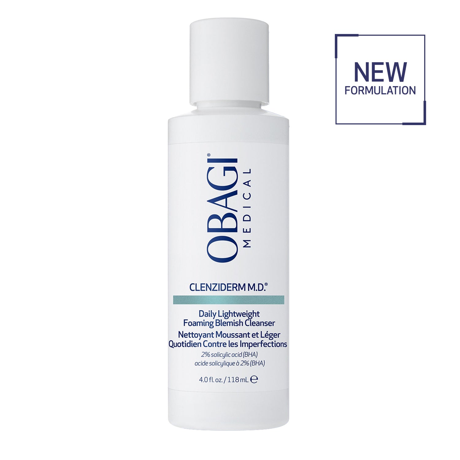 Obagi Medical Obagi CLENZIderm M.D. Daily Lightweight Foaming Blemish Cleanser 118ml - Skincare Product Photo