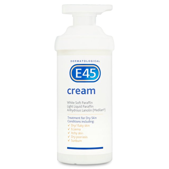 E45 E45 Cream Pump 500g (P) - Skincare Product Photo