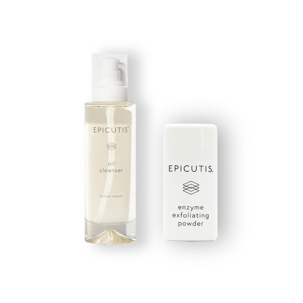 Epicutis Epicutis Cleansing Essentials Set (Oil Ceanser 100ml & Enzyme Powder 32g) - Skincare Product Photo